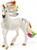 Schleich Rainbow Unicorn Stallion Figure | 5.9 x 3.3 x 7.1 Inches