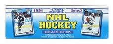 NHL 1991-92 Score Hockey Series 2 Bilingual Wax Box
