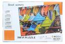 Street Scenery Colorful Pottery 500 Piece Jigsaw Puzzle