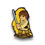 OFFICIAL Star Wars Luke Skywalker Pin | Exclusive Art Design By Derek Laufman