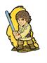 OFFICIAL Star Wars Luke Skywalker Pin | Exclusive Art Design By Derek Laufman