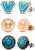 Marvel Black Panther: Wakanda Forever 3-Piece Stud Earring Set