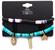 Marvel Black Panther: Wakanda Forever 2-Piece Namor Puka Bracelet Set