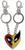 Marvel Studios Deadpool & Wolverine "Best Friends" 2-Piece Enamel Keychain Set