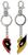 Marvel Studios Deadpool & Wolverine "Best Friends" 2-Piece Enamel Keychain Set