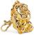Indiana Jones and The Raiders Of The Lost Ark Golden Idol 3D Metal Keychain