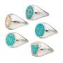 Marvel Iron Man Arc Reactor Adjustable 5 Ring Box Set