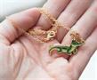 Marvel Studios Loki Alligator Pendant Necklace with Gold Chain