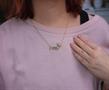 Marvel Studios Loki Alligator Pendant Necklace with Gold Chain