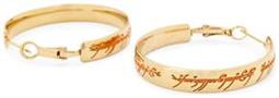 The Lord Of The Rings Glow-In-the-Dark One Ring Earrings