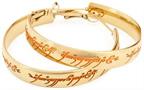 The Lord Of The Rings Glow-In-the-Dark One Ring Earrings