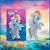 My Little Pony Rainbow Dash Pearlescent Acetate Hair Claw Clip