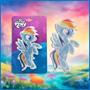 My Little Pony Rainbow Dash Pearlescent Acetate Hair Claw Clip
