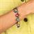Marvel The Avengers Chibi Characters 15mm Enamel Charm Silver Chain Bracelet
