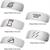 Naruto Cosplay Headband Set With 4 Village Plates