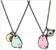 Pusheen Space Exclusive 2-Piece Stainless Steel Necklace Set