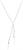 Star Wars Ahsoka Tano Double Drop Lightsaber Necklace