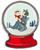 Star Wars Han Solo and Tauntaun Winter Snow Globe Enamel Pin