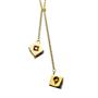 Star Wars Han Solo Corellian Gold 3D Dice Necklace