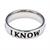 Star Wars I Love You/ I Know Stainless Steel Ring