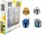 Star Wars: The Mandalorian 4-Piece 3D Metal Helmet Pin Set | Toynk Exclusive