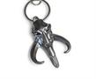 Star Wars Mandalorian Mythosaur Logo 3D Flat Back Heavy Duty Metal Car Keychain