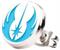 Star Wars 3 Pack Earring Set, Lola - Droid, Inquisitor logo and Obi Wan Com Device.