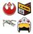 Star Wars Rebel Alliance Enamel Pins | Set of 4