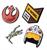 Star Wars Rebel Alliance Enamel Pins | Set of 4