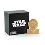 Star Wars Yavin Medal of Bravery Pin | 24-Karat Gold Plated Medal of Yavin Pin