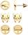 Marvel Thor: Love and Thunder 3-Piece Stud Earring Set