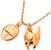 Marvel Thor: Love and Thunder Mighty Thor Double Pendant Necklace