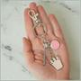 The Wizard of Oz Glinda Multi-Charm Enamel Keychain