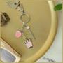 The Wizard of Oz Glinda Multi-Charm Enamel Keychain