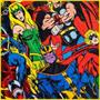 Marvel Comics Superheroes Fleece Throw Blanket | 45 x 60 Inches