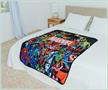 Marvel Comics Superheroes Fleece Throw Blanket | 45 x 60 Inches