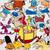 Nickelodeon Cartoon Collage Fleece Throw Blanket | 45 x 60 Inches