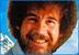 Bob Ross Design Soft and Cozy Throw Size Fleece Plush Blanket | 45 x 60 Inches