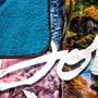 Bob Ross Oversized Fleece Sherpa Throw Blanket | 54 x 72 Inches