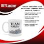 Grey's Anatomy Team McSteamy Ceramic Mug | Holds 11 Ounces