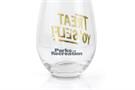 Parks and Recreation Treat Yo Self Stemless Wine Glass | Gold