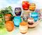 Solar System Planetary Glasses Set of 10 | Each Holds 4-10 Ounces