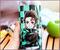 Demon Slayer Tanjiro Kamado Plastic Water Bottle | Holds 20 Ounces