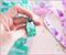 Sanrio Hello Kitty and Keroppi Boba Tea Lanyards With Badge Holders | Set of 2