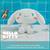 Sanrio Cinnamoroll Reversible Neck Roll Pillow and Plush Toy