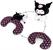 Sanrio Kuromi Reversible Neck Roll Pillow and Plush Toy