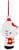 Sanrio Hello Kitty Santa 4-Inch Shatterproof Decoupage Ornament