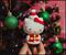 Sanrio Hello Kitty Santa 4-Inch Shatterproof Decoupage Ornament