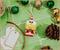Sanrio Keroppi Santa 4-Inch Shatterproof Decoupage Ornament