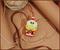Sanrio Keroppi Santa 4-Inch Shatterproof Decoupage Ornament